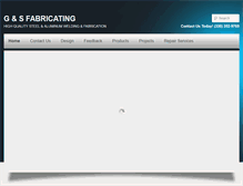 Tablet Screenshot of gsfabricating.com
